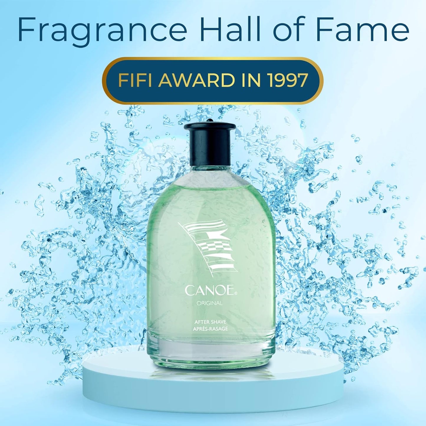 CANOES Aftershave Splash for Men - Classic Sport Scent | 4 fl oz, Adventurous Essence