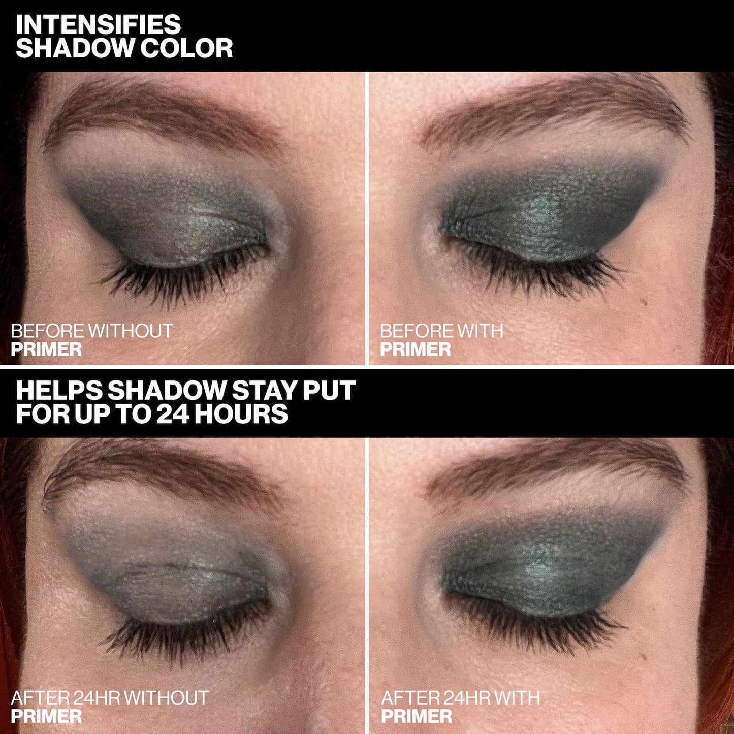 Smashbox Photo Finish Intensify 24 Hour Eyeshadow Primer | Long-Lasting Eye Makeup Base with Vitamin E | Crease, Fade & Smudge-Resistant Wear | 0.34 Fl Oz