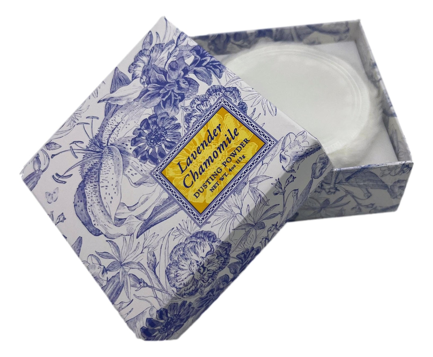 Greenwich Bay LAVENDER CHAMOMILE 3 Piece Beauty Gift Set of : BODY BUTTER, SPA SOAP, and DUSTING POWDER