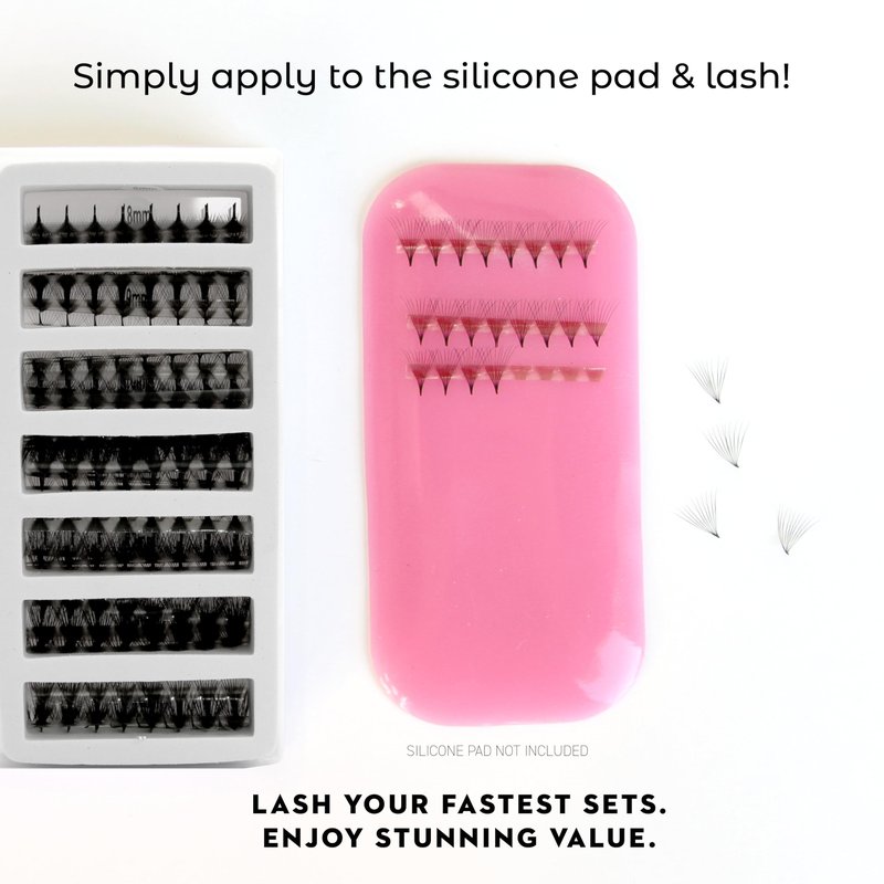 One V Salon Pro 14D Ultra-Speed Promade Fans,1000 Premade Extreme Mega Volume Lash Fans | C Curl | 0.05 | 9–15 mm Mixed Lengths | Thin Base, Fast Application Eyelash Extensions(Ultra 14D-0.05-C Curl)