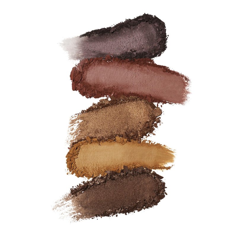 Well People Power Palette Eyeshadow, Five Long-wear, Hyper-pigmented Matte & Shimmer Shades For Intense Color, Vegan & Cruelty-free, Sepia