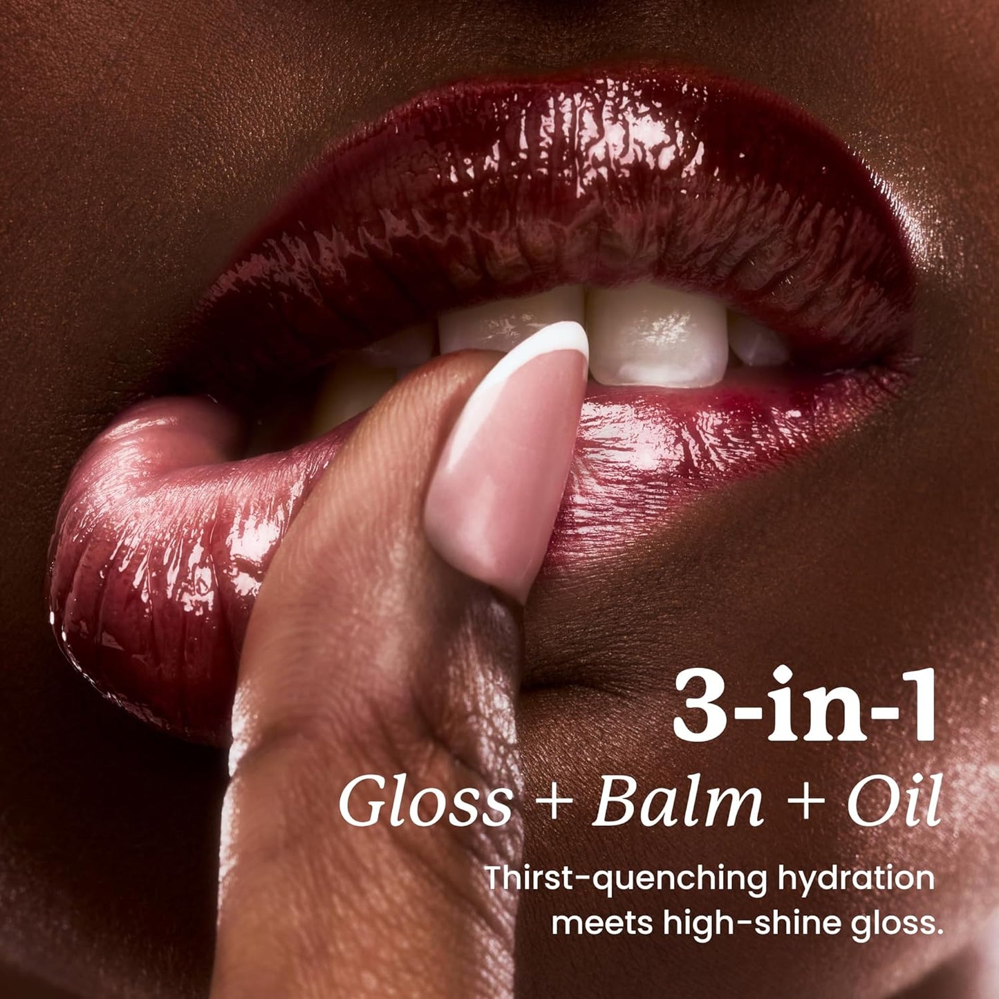 Sacheu Lip Elixir - Nourishing Hydrating Lip Gloss with Collagen | Non-Sticky High-Shine Finish (Bunny Tongue)