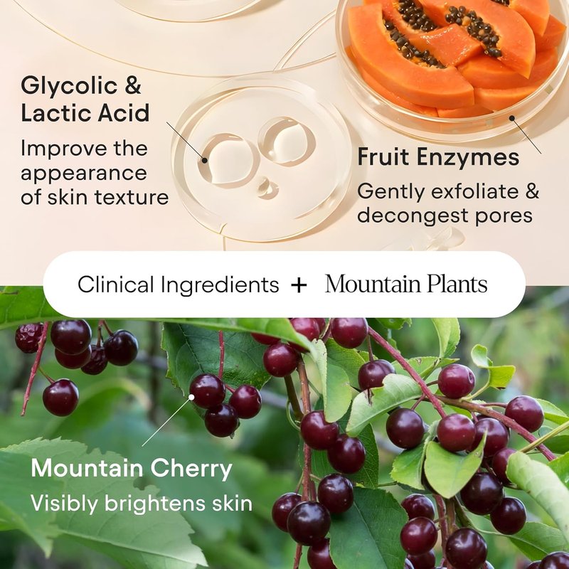 ALPYN Creamy Bubbling Cleanser - Glycolic Acid Face Wash for Pores & Blackheads | 4 oz / 118 ml