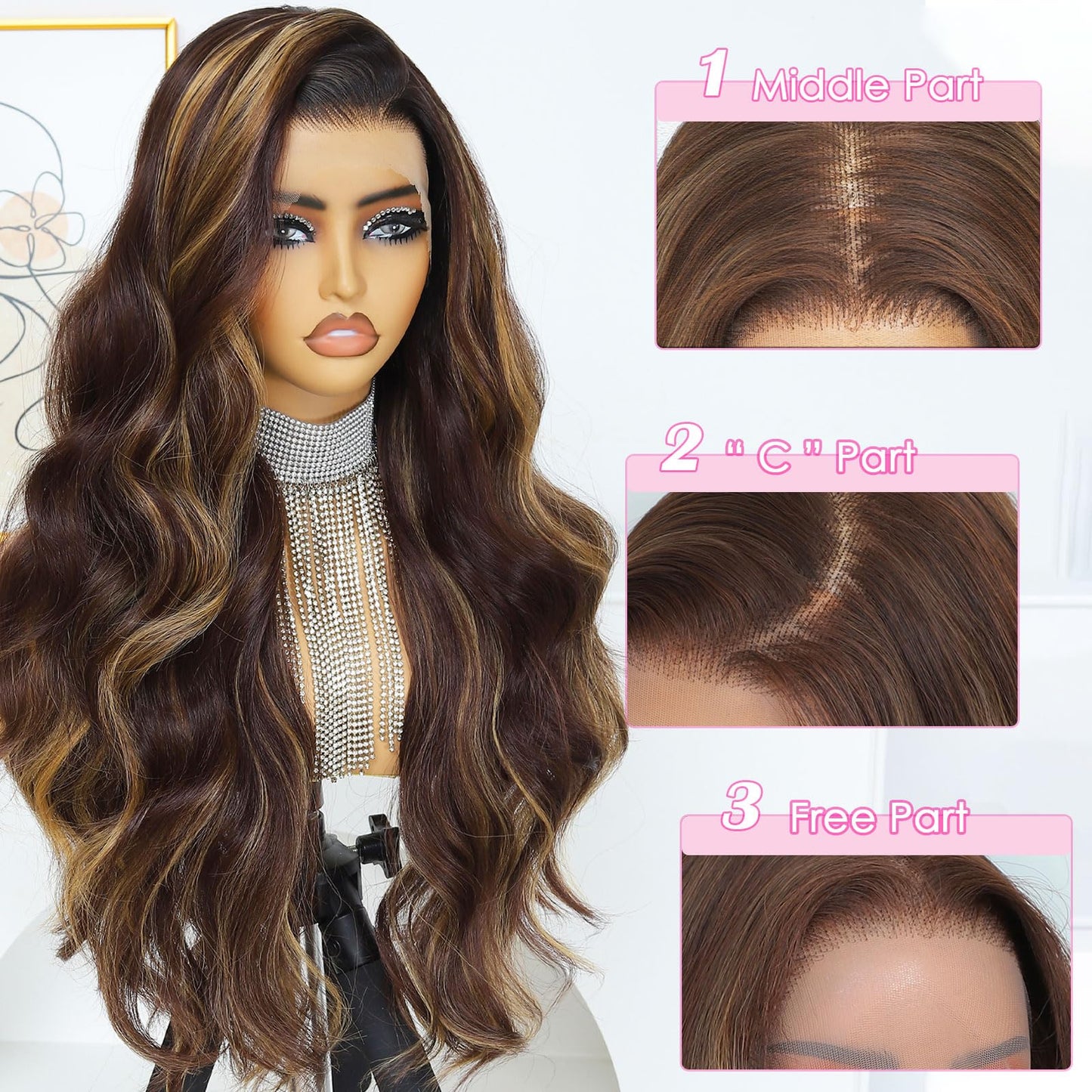 Ruiieea Synthetic Lace Front Wig722