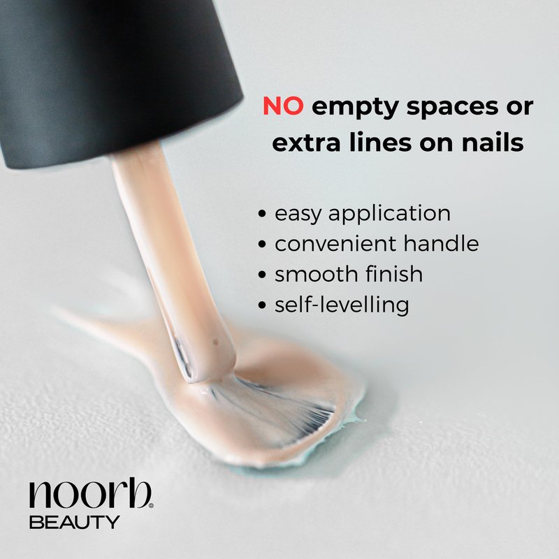noorb beauty Red Gel Polish, Natural Odorless Gel Nail Polish with Organic Pigments, Soak Off UV Gel Nail Polish Colors in Red