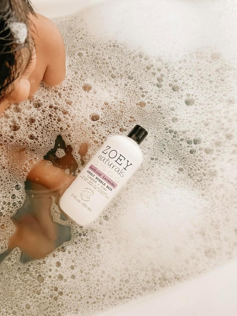 Soothing Lavender Bubble Bath for Kids & Babies | Tear-Free Moisturizing Soap with Aloe & Avocado Oil - 17 oz Made in USA