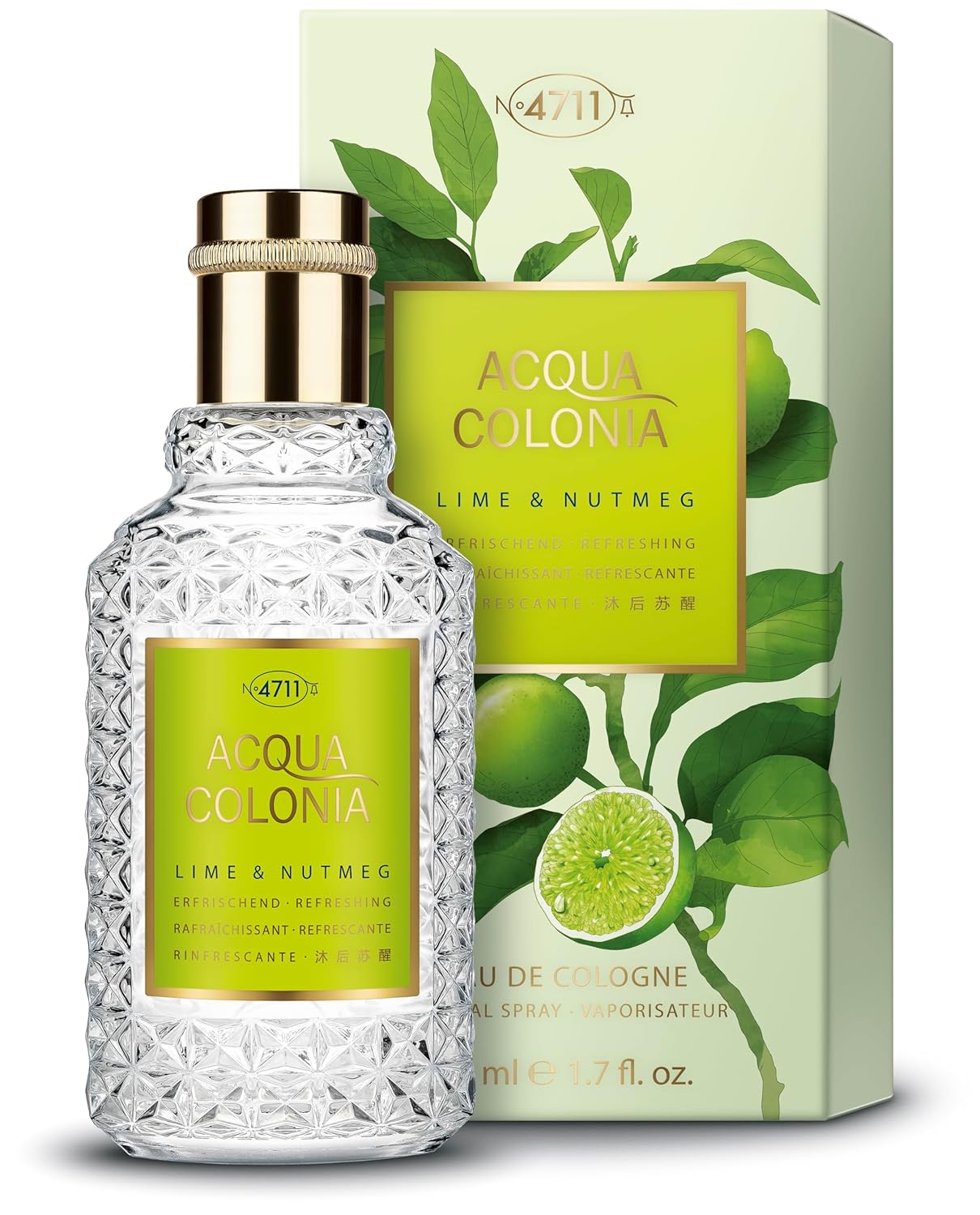 Mäurer & Wirtz 4711 Acqua Colonia Lime & Nutmeg EDC Spray - 1.7 oz for Women