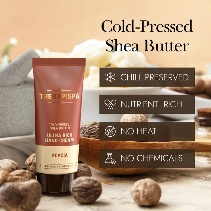 THERAPISPA Ultra Rich Hand Cream – Intensive Hydration & Repair for Dry, Chapped Hands | Enriched with Shea Butter, Ceramides, Niacinamide (B3) & Panthenol (B5) (White Tea, 2.0 oz, Pack of 1)