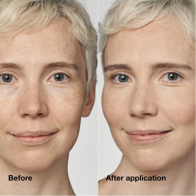 Clinique Even Better Clinical Serum Full Coverage Hydrating Foundation Broad Spectrum SPF 25 With Vitamin C, Salicylic Acid + Hyaluronic Acid For Oily Skin Types, Linen, 1 Fl Oz