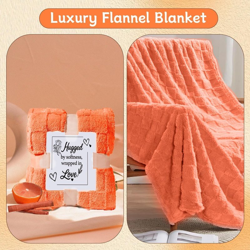 Mothers Day Gifts - Orange Self Care Gift Get Well Relaxing Spa Gift Basket Set, Birthday Spa Gift Baskets for Mom, Sister, Friends Teacher Girlfriend, Mothers Day Gift Baskets for Women