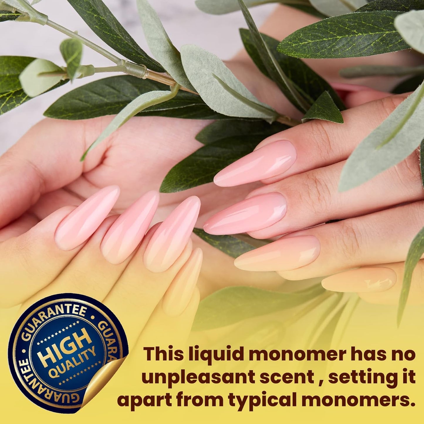 Mia Secret Odorless Fusion UV LED Monomer - 2oz & 4oz Options for Nail Professionals