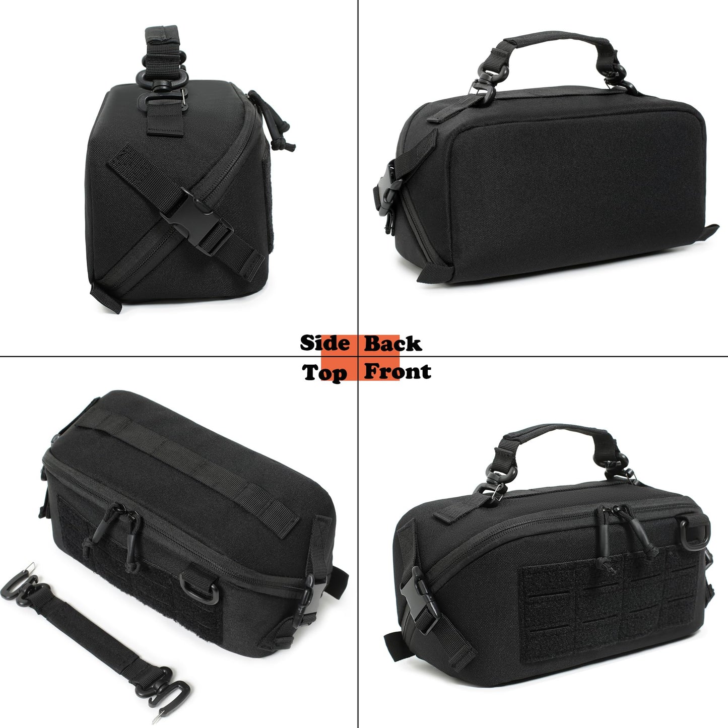Katadem Tactical Pouch for Men with Wide Open Design - Travel Toiletry Organizer Tactical Storage Organizer for Gadget Gear,Admin Pouch EDC Military Tool Molle Pouches