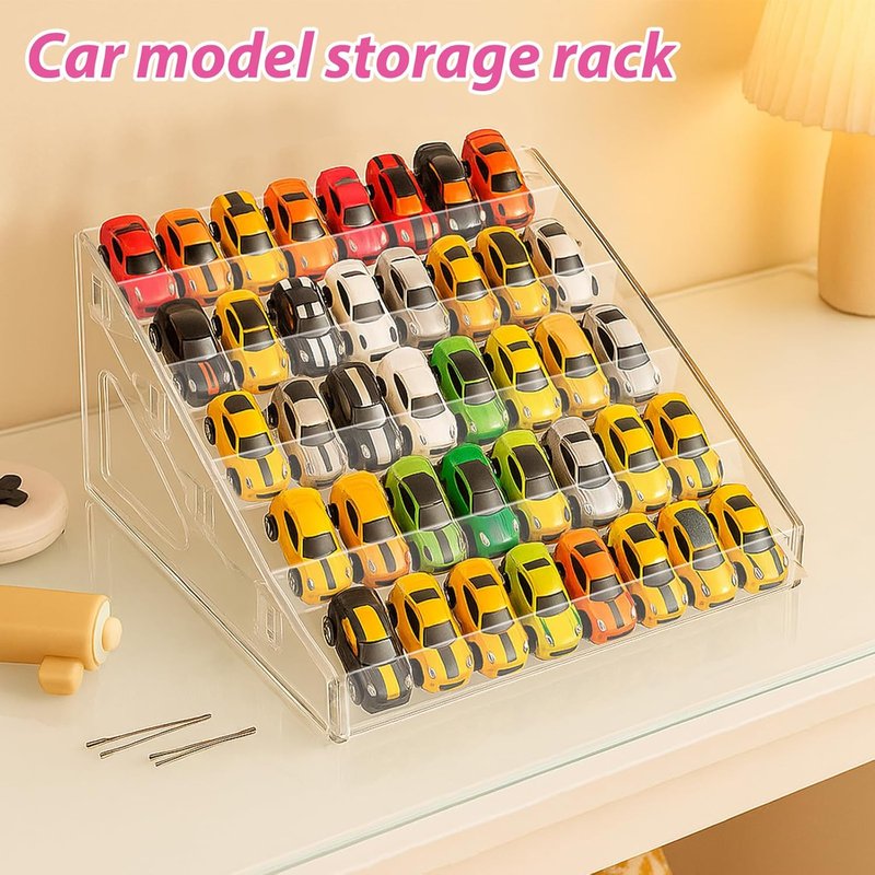 Acrylic Nail Polish Organizer - 5-Layer Sunglass & Eyeglasses Display Rack | Clear Makeup Storage Solution