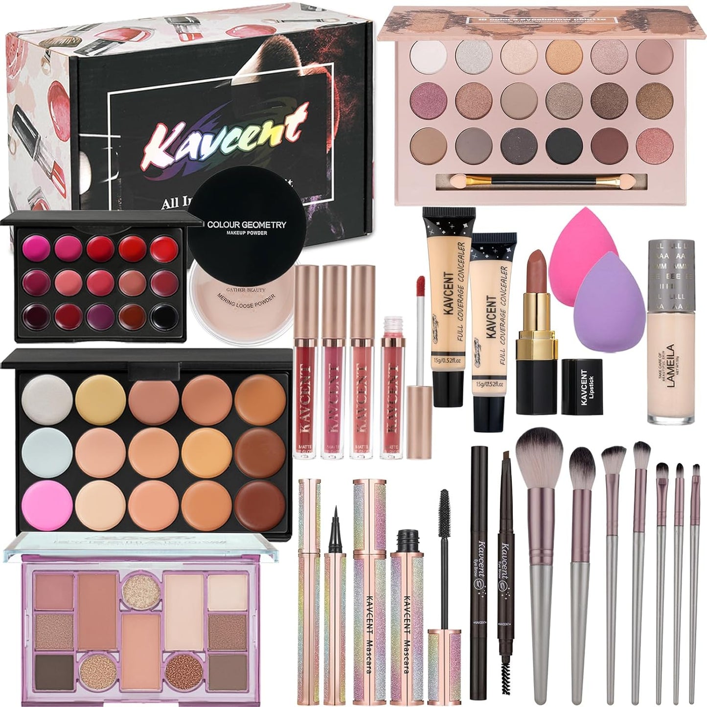 Makeup Kit for Teens & Women - Full Eyeshadow Set | Perfect Gift for Teen Girls