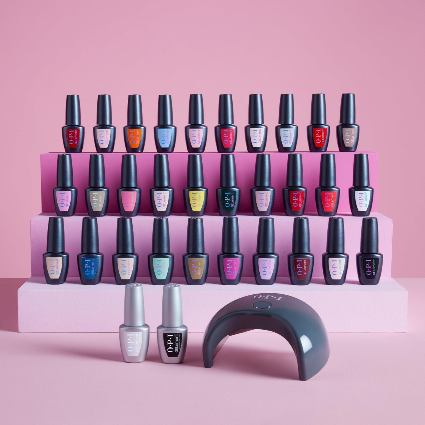 OPI GELement Base Coat | LED Cure Gel Nail Polish | DIY Salon Quality Gel Manicure | Vegan Formula, Durable Wear with High Shine Finish | 0.3 Fl Oz.