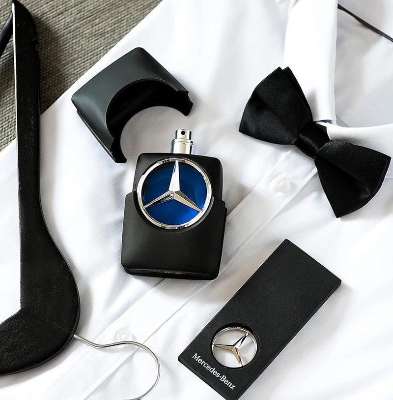 Mercedes Benz Eau de Toilette for Men - Aromatic Woody Fruity Fragrance with Cedar & Oakmoss - 1 oz