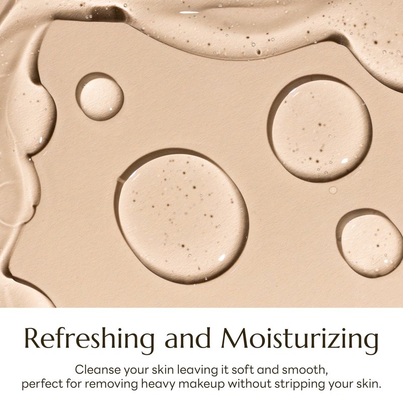 molvany Real Cleansing Oil - Korean Facial Cleanser, Whitehead, Blackhead & Makeup Remover - Complete Plant-Based Oil Cleanser Women Skincare - 6.76 fl. oz