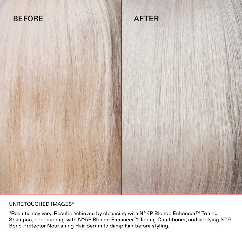 Olaplex Nº.5P Blonde Enhancer Purple Toning Conditioner: Neutralizes Brassiness & Strengthen | Repairs Damages & Hydrates Hair | For Coily, Curly, Straight, and Wavy, 250 mL / 8.5 Fl. Oz.