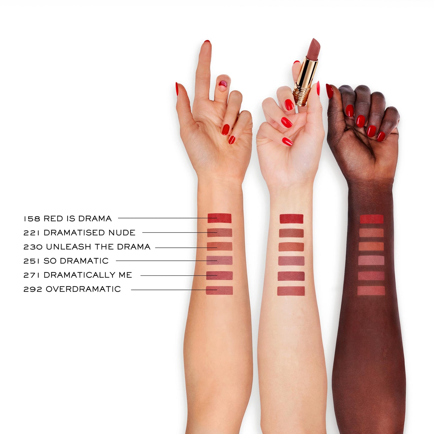Lancôme L'Absolu Rouge Drama Matte Lipstick - Bold Matte Finish - Lasting Comfort & Hydration - 221 Dramatised Nude