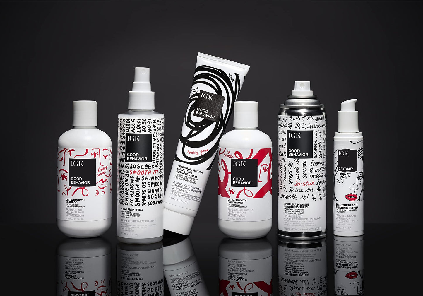 IGK GOOD BEHAVIOR Ultra Smooth Conditioner | Frizz Control + Hydrates + Shine | Vegan + Cruelty Free |