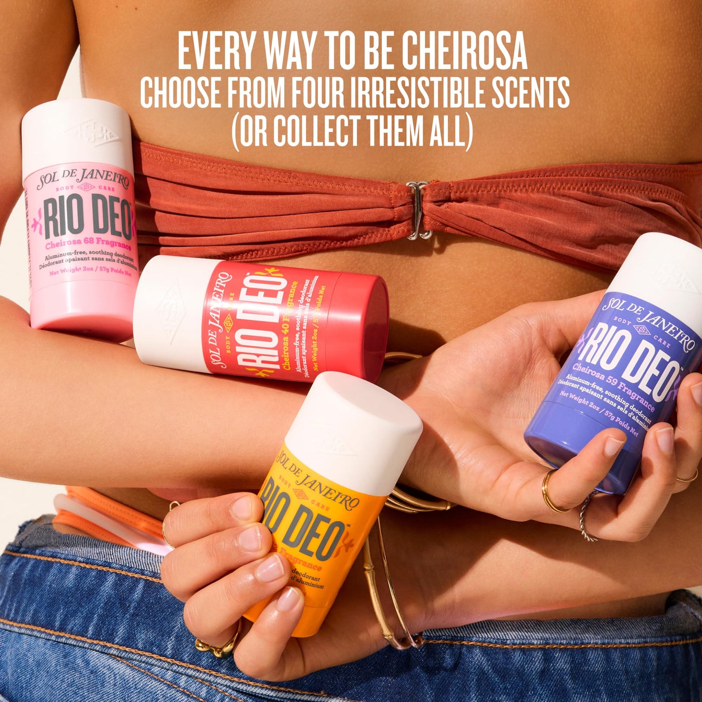 SOL DE JANEIRO Cheirosa 62 Rio Deo Aluminum-Free Deodorant with Refill Cartridge, Amazon Exclusive