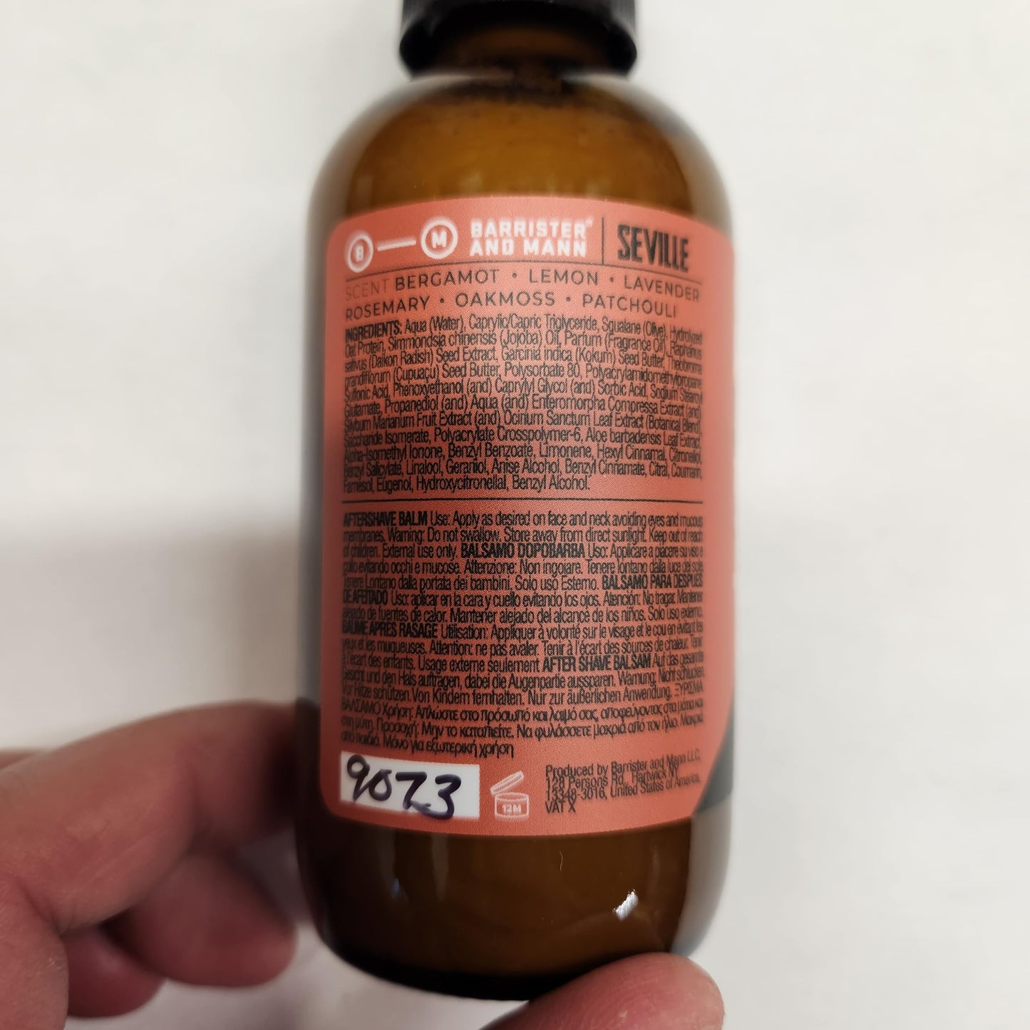 Barrister and Mann After Shave Balm for Men | Premium Post Shave Face Moisturizer Soothes Shaving Irritation, Razor Burn Jojoba Oil Notes of Bourbon, Tobacco, Sandalwood, Nutmeg, Oud 3.75 Oz (Samhain)