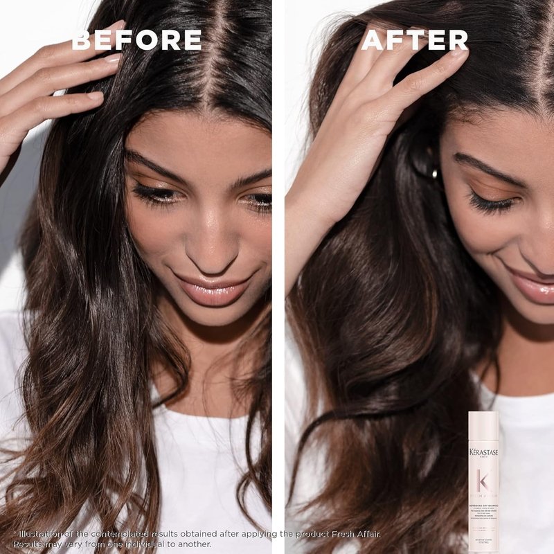 Kerastase Fresh Affair Dry Shampoo - Absorbs Oil, Lightweight Formula | All Hair Types, Fine Fragrance