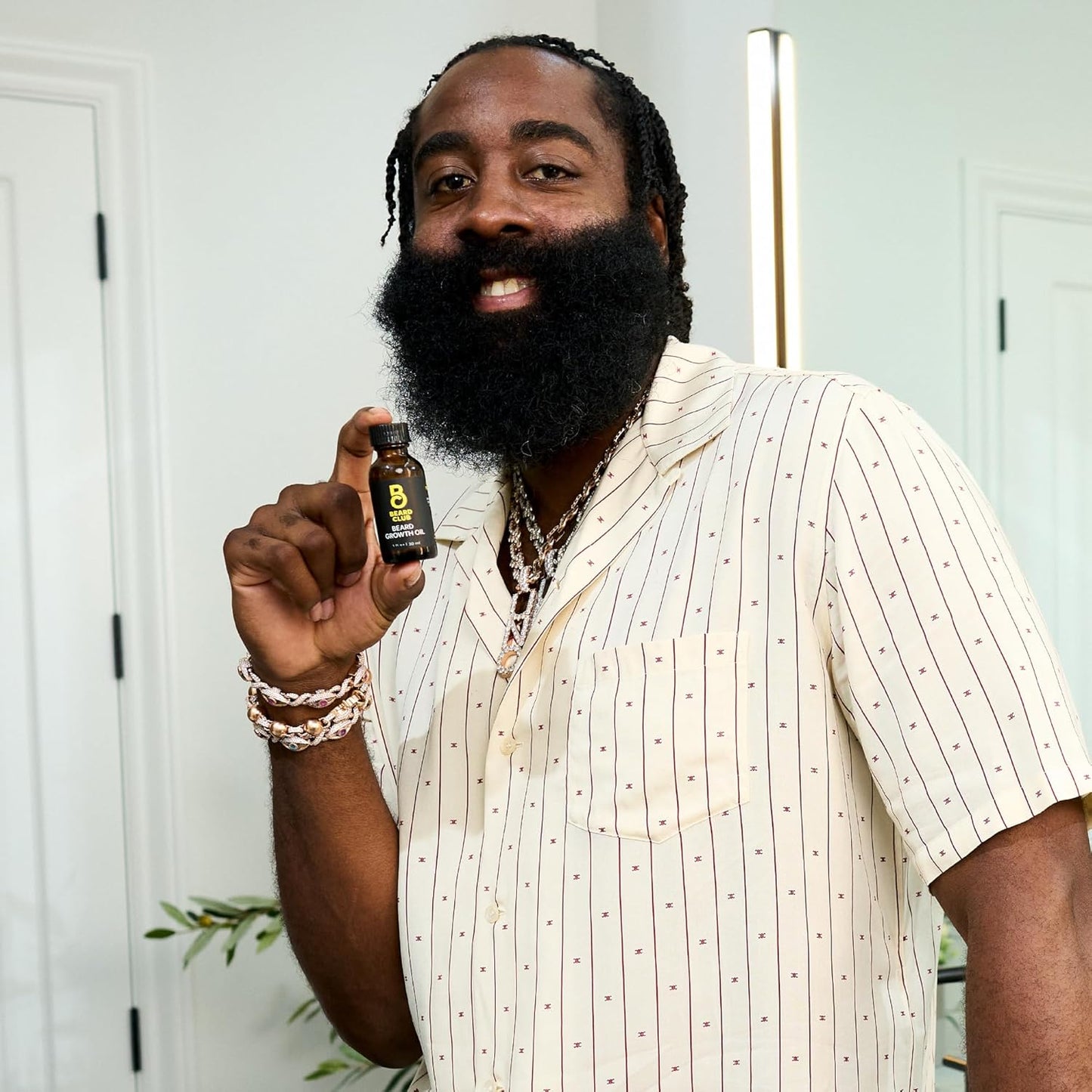 Beard Growth Serum - Natural Castor, Coconut & Avocado Oil for Thicker, Fuller Beards | Stimulates Healthy Hair Growth