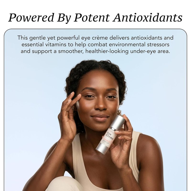 Under Eye Cream for Puffiness & Dark Circles - Vegan Formula with Peptides & Reishi | 1 oz