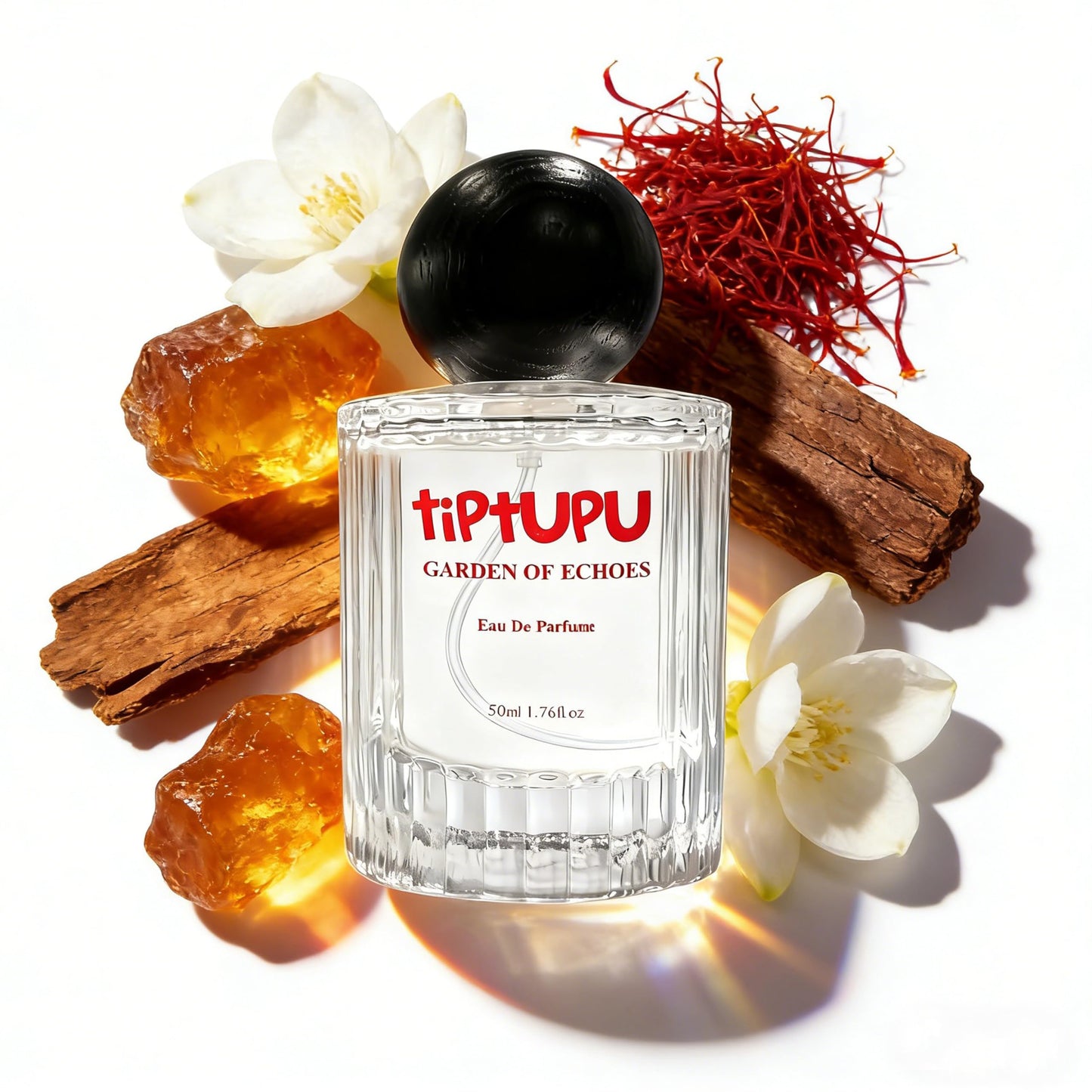 tiptupu Saffron Amber Perfume,Inspired by B.accarat R.ouge 540, Unisex Perfume, Eau de Parfum, Long Lasting Perfume for Men & Women (1.76 Fl.Oz(Pack of 1), Saffron Amberwood)