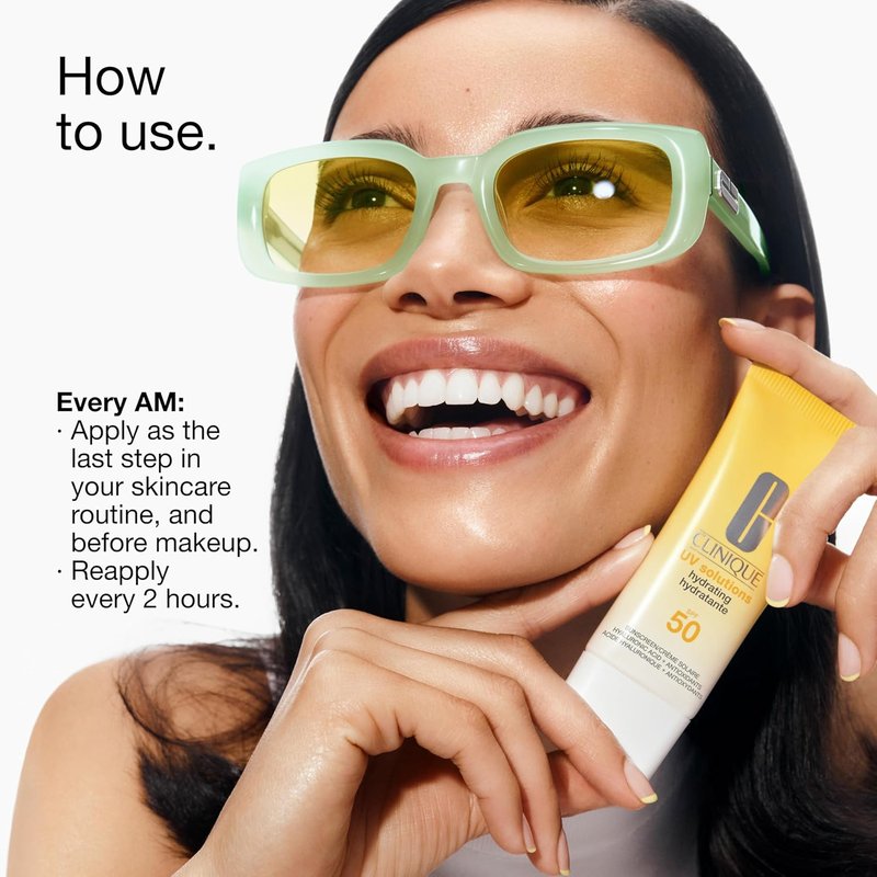 Clinique Sunscreen Broad Spectrum SPF 50 - Antioxidant Formula | Mattifying & Hydrating | 1.3 Fl Oz