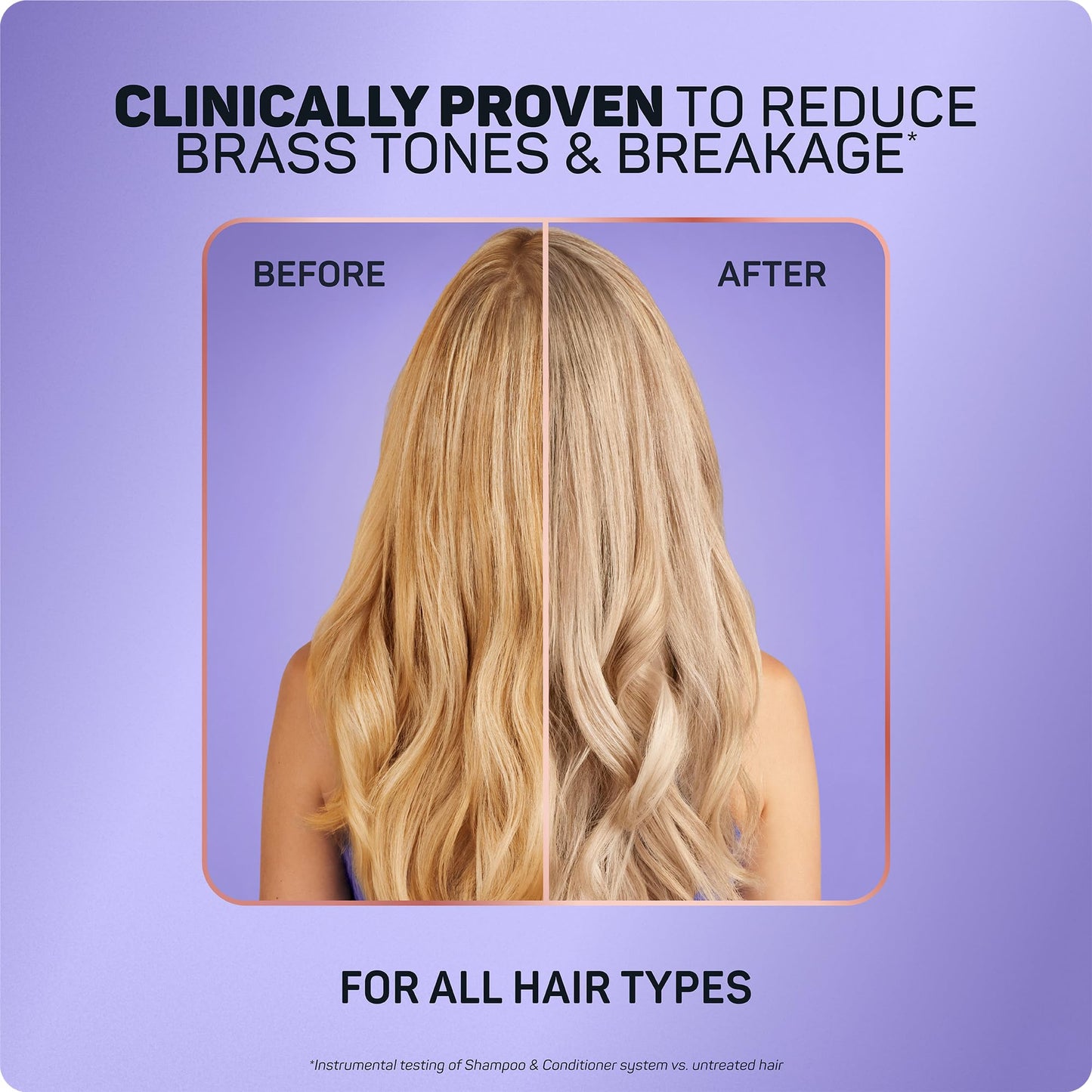 Marc Anthony Bond Repair Purple Hair Shampoo for Blonde & Grey Hair, Blonde Repair - Color-Safe Toning Hair Shampoo Neutralizes Yellow, Brassy Tones & Repairs Weak Broken Bonds