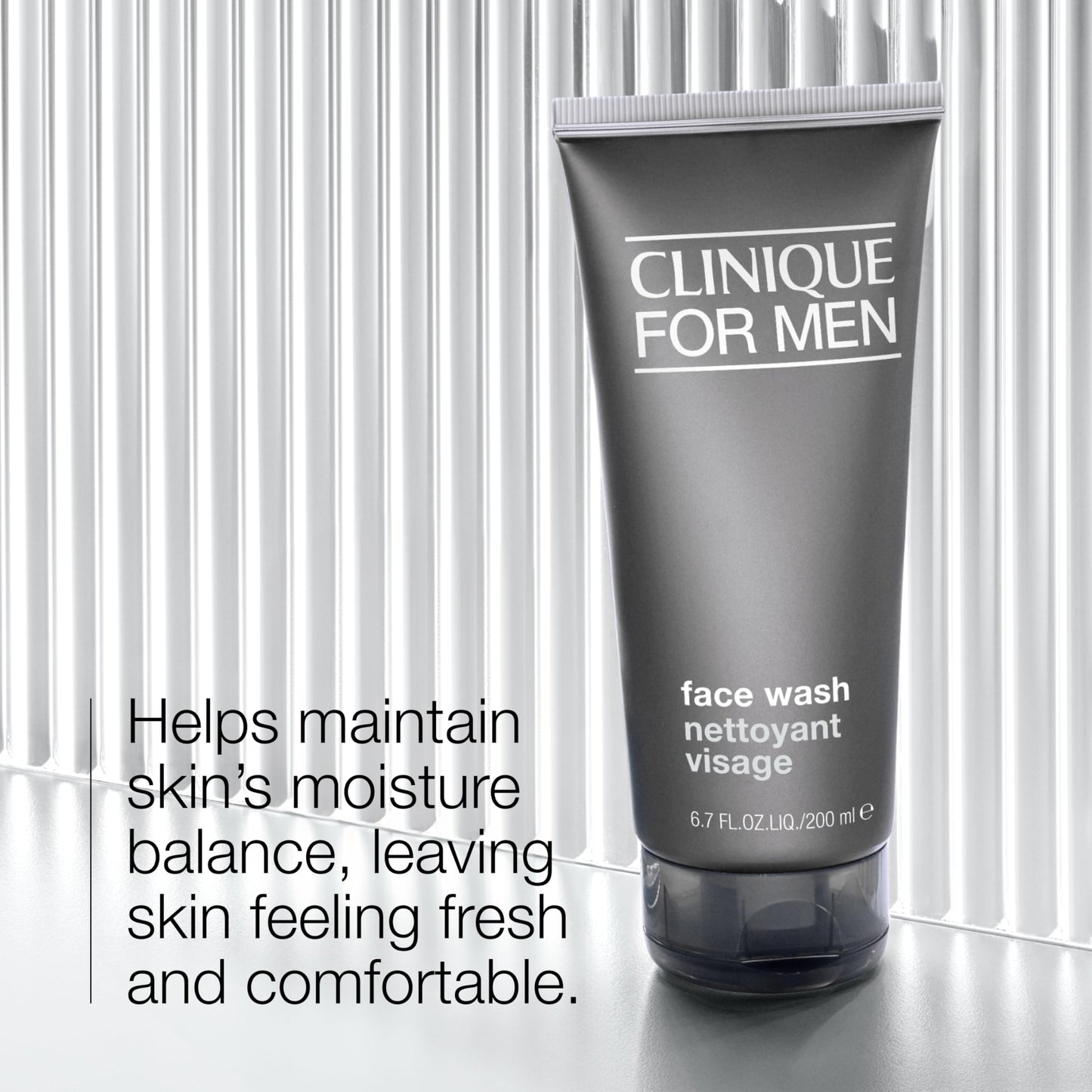 Clinique For Men Starter Kit Gift Set For Daily Intense Hydration | Face Wash, Cream Shave, Maximum Hydrator Activated Water Gel Concentrate | Includes 3 Travel Size Pieces | Perfect for Him