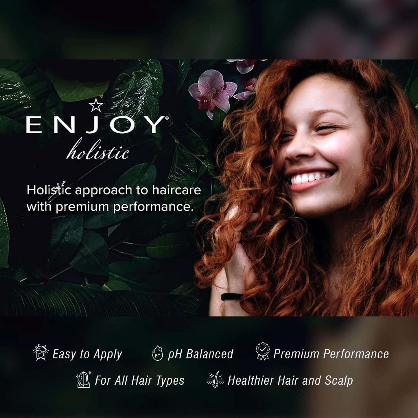 Enjoy Hair Care Holistic D-LUX Conditioner, pH 4.0-5.0, Hair Conditioner For Damaged Hair, Conditioner Curly Hair Products - 33 Fl Oz