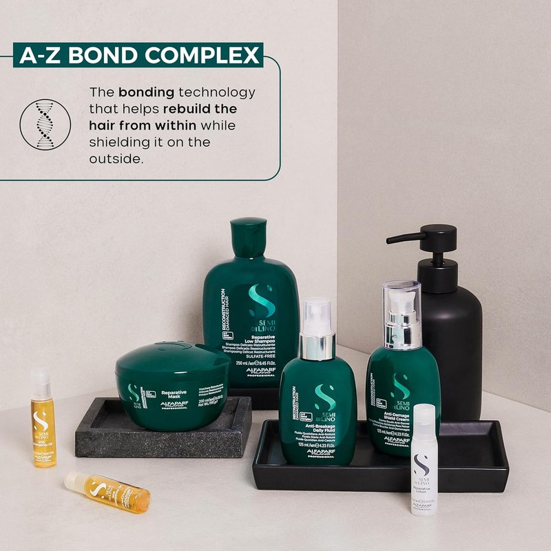 ALFAPARF MILANO Semi di Lino Hair Mask - Bond Repair Treatment for Colored & Damaged Hair | Medium to Thick Hair