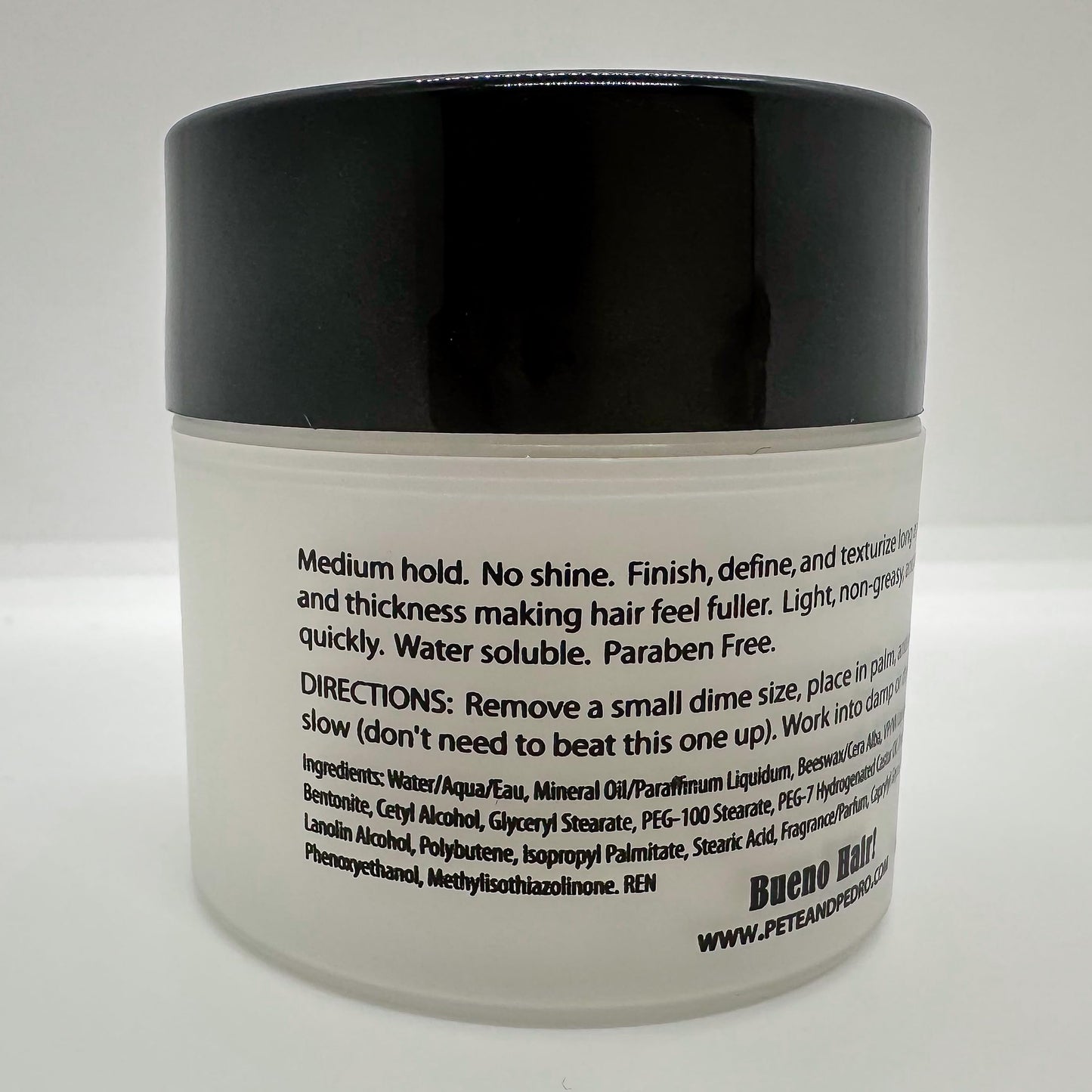 Pete & Pedro HAIR STYLING CLAY - Medium Hold, Matte Finish, Low Shine Styling Clay for Men, Ideal for Hairstyling Medium, Messy, Fine Thinning Hair Styles | Shark Tank Featured, 2 oz