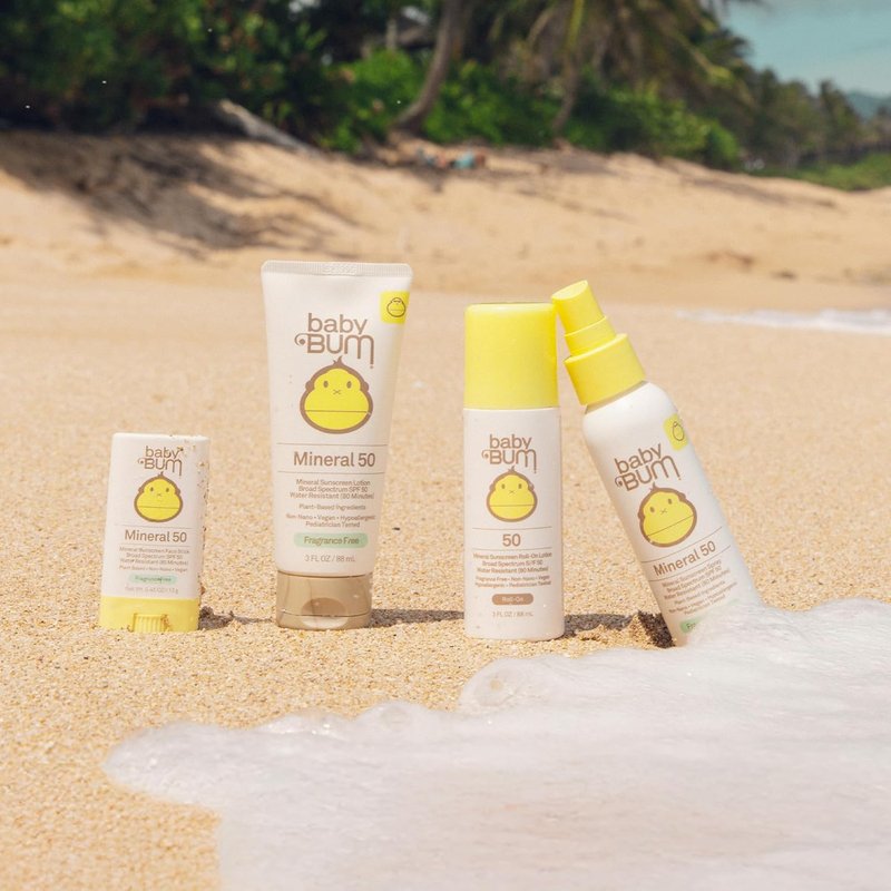 Sun Bum Baby Bum SPF 50 Sunscreen Spray - Mineral UVA/UVB Protection for Sensitive Skin | Travel Size