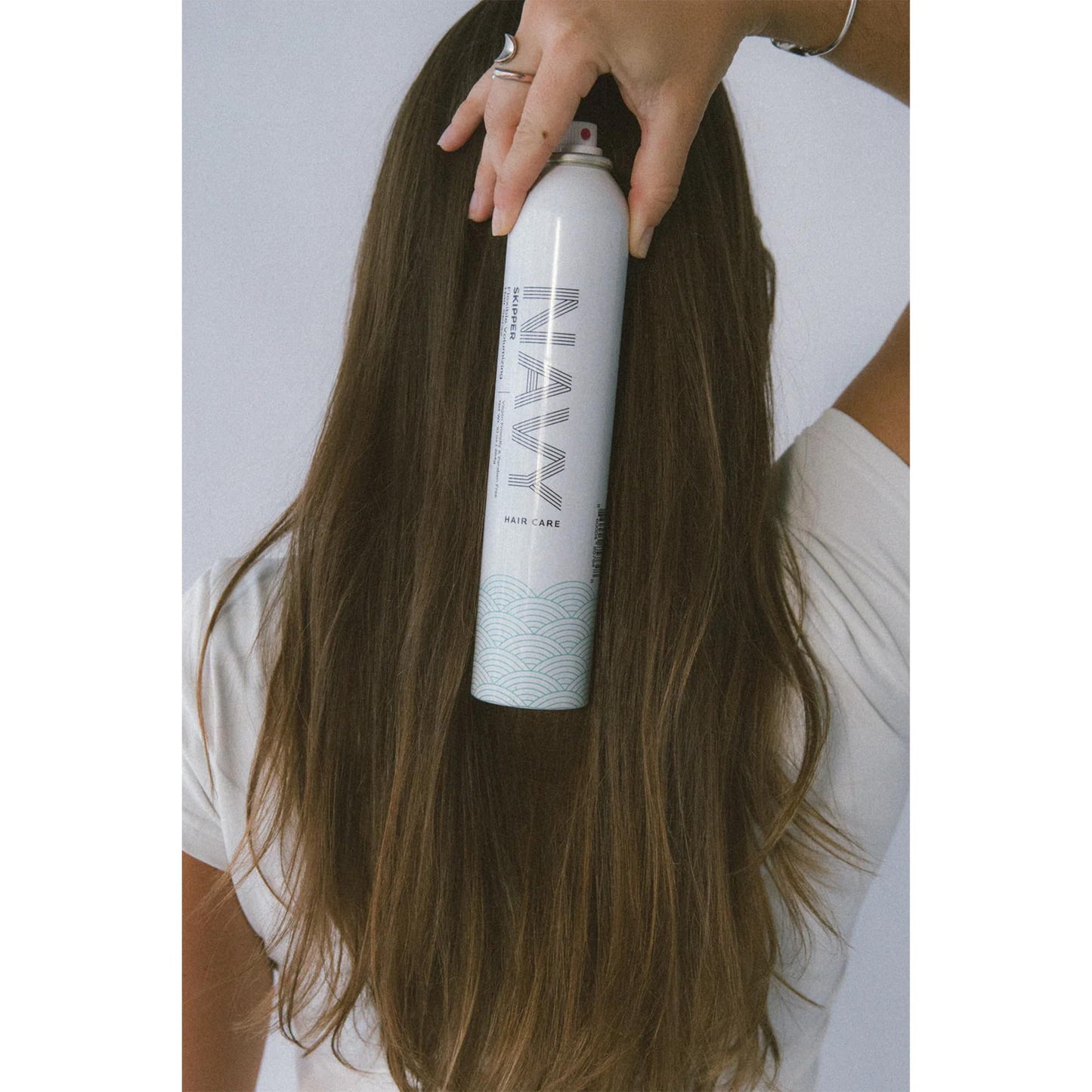 NAVY HAIR CARE Skipper Thickening and Volumizing Hair Spray | Flexible Hold with Buildable Volume for Fine, Thin Hair | Brushable Finish, Humidity Resistant, Fast-Drying | 10 Oz