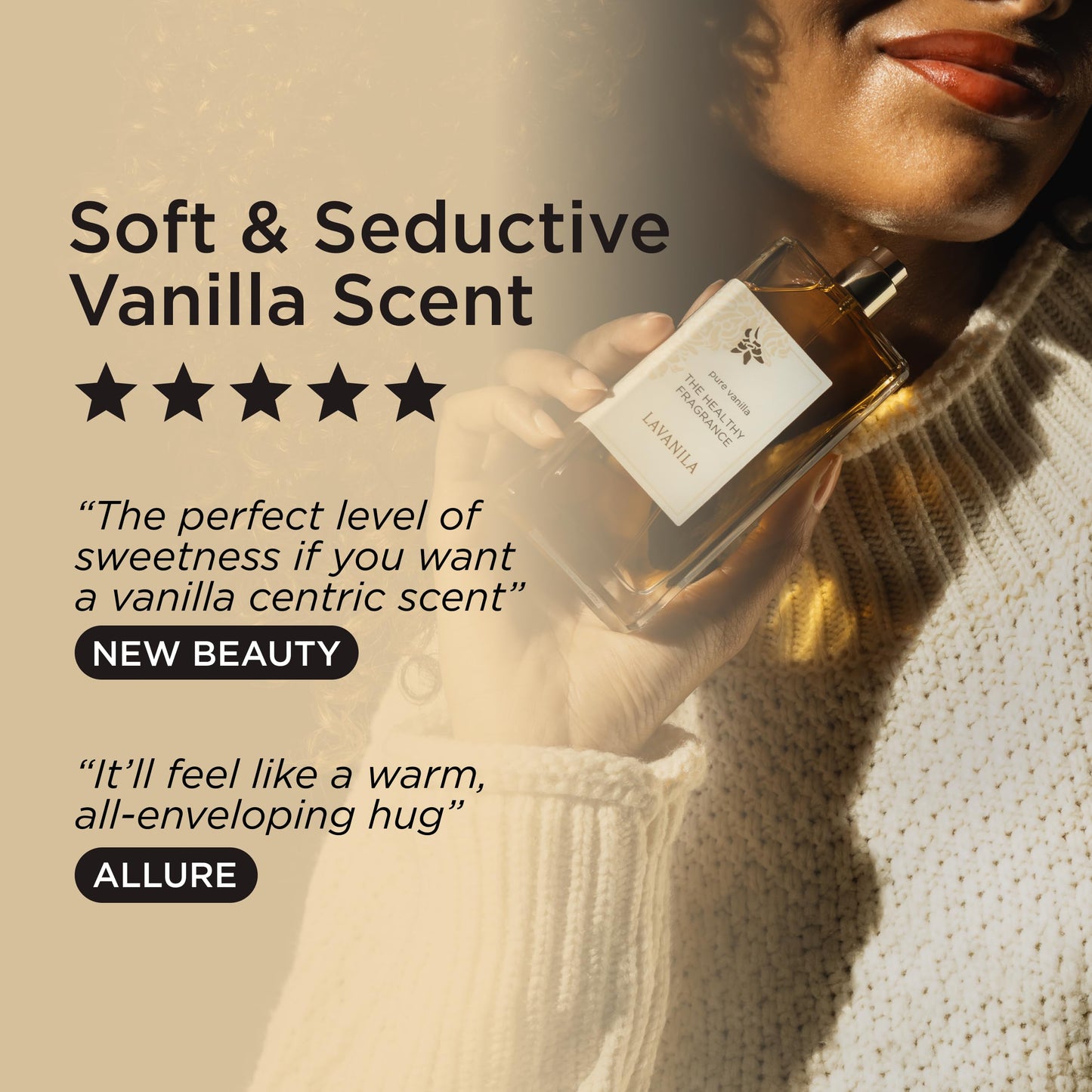 Lavanila Pure Vanilla Perfume for Women, 1.7 Fl Oz