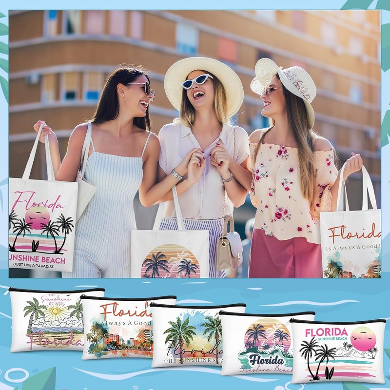 Souvenir Tote Bag - New York, Chicago, Seattle & More | Travel-Ready Design