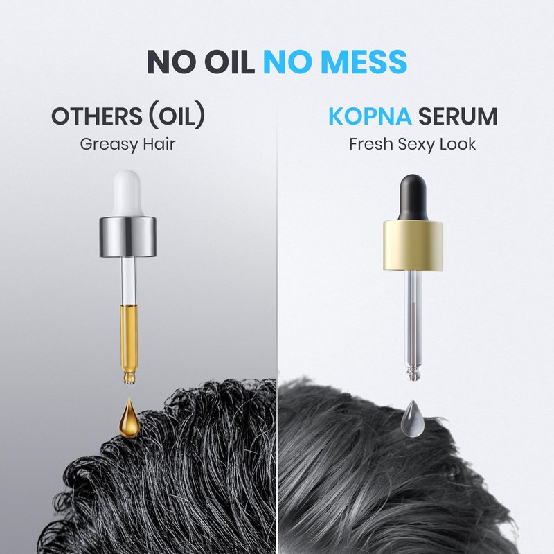 Kopna Scalp Serum for Thinning Hair – Premium Botanical Formula for Fuller-Looking Hair & Healthy Scalp, Lightweight Daily Use