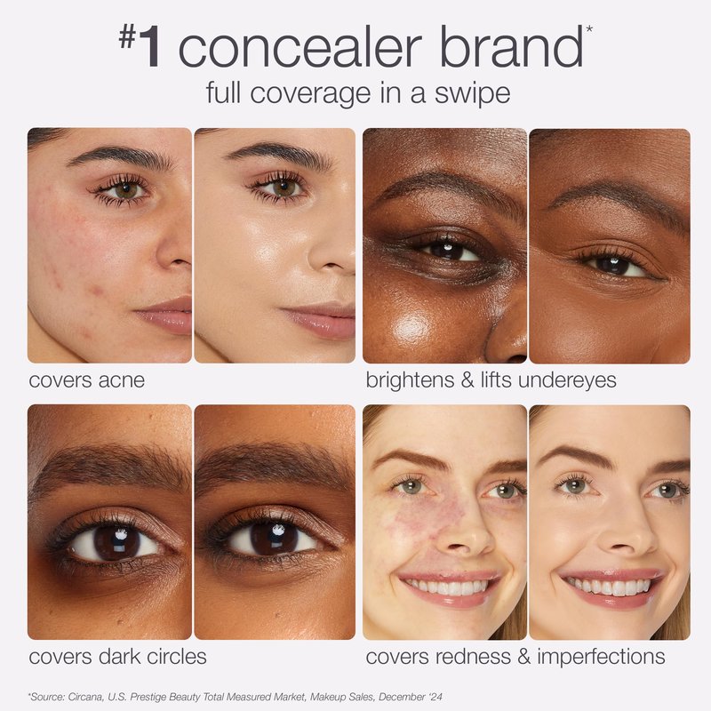 tarte shape tape concealer – Full-Coverage Creaseless Soft Matte Finish, Brightening Under-Eye & Face Makeup, 16hr Longwear, Vegan & Cruelty-Free, full size, 44H tan