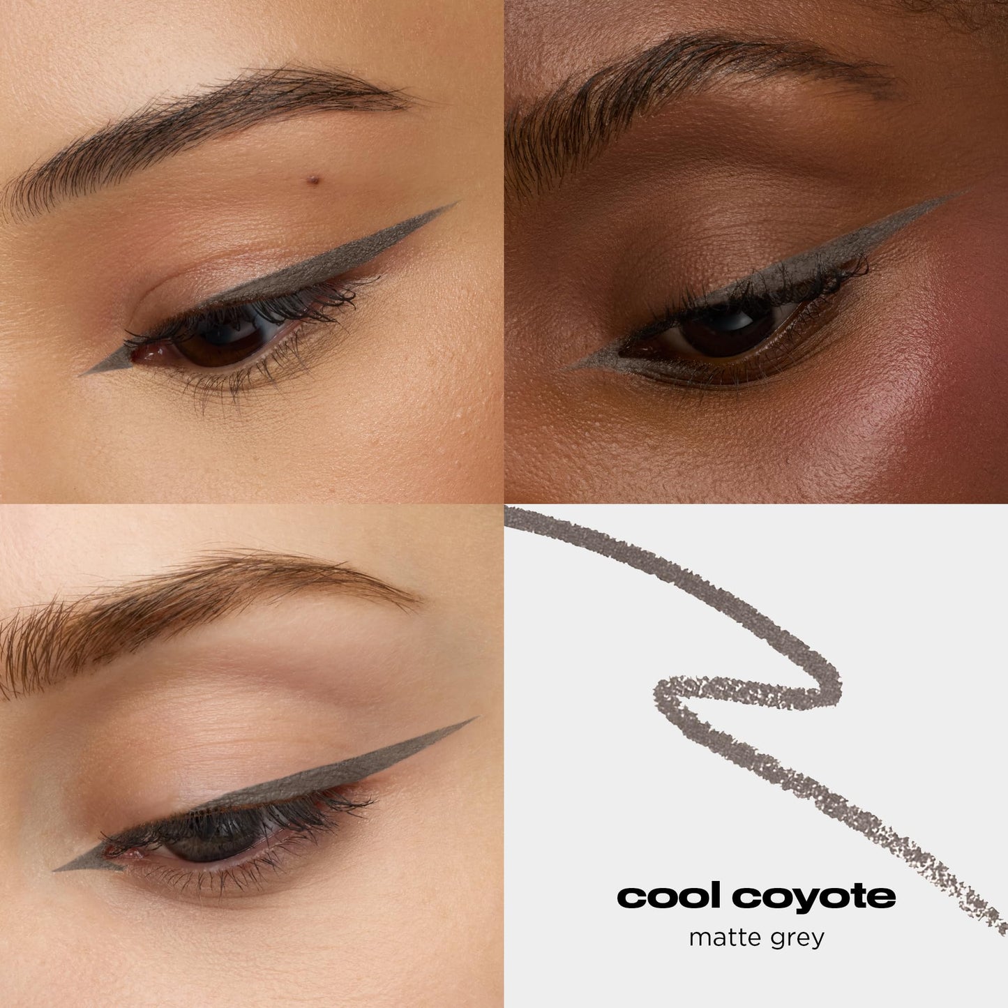 Urban Decay 24/7 Waterproof Waterline Eyeliner Pencil - Eye Liner for Tightlining + Defining, Smudge-Resistant, Transfer-Resistant, 24HR Wear, Creamy Neutrals - Cool Coyote (charcoal gray eyeliner)