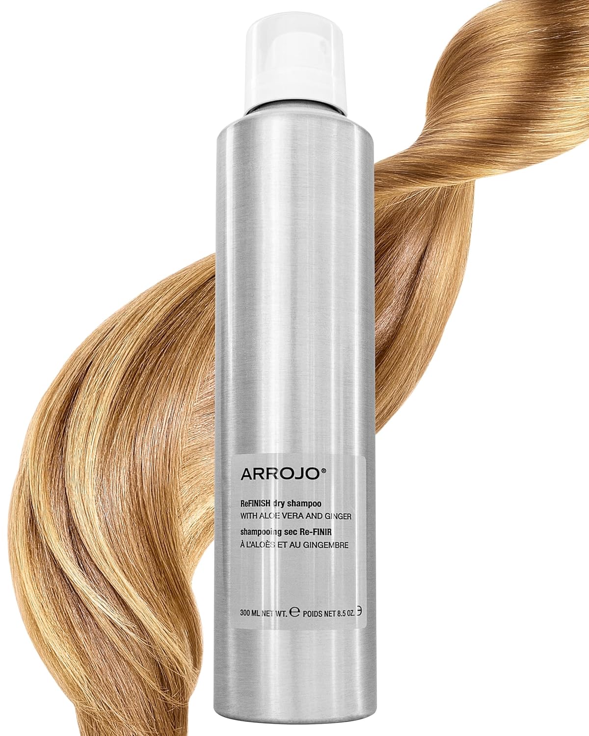 Arrojo ReFINISH Dry Shampoo - Sulfate-Free Volumizing Spray for Men & Women | Absorbs Oil & Buildup