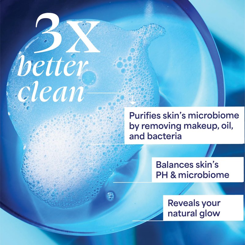 TULA Skin Care Cult Classic Purifying Face Cleanser - Jumbo, Gentle and Effective Face Wash, Makeup Remover, Nourishing and Hydrating, 12.34 oz.