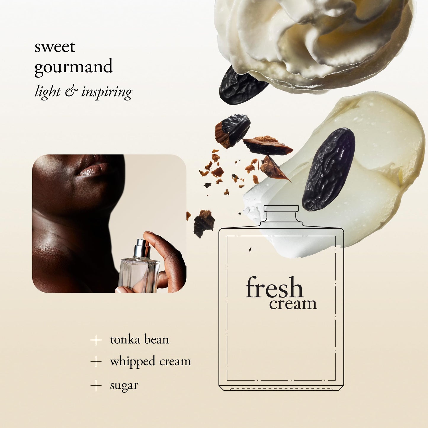 philosophy fresh cream eau de toilette - sweet & captivating women's perfume - with notes of vanilla, heliotrope & tonka bean - long lasting fragrance