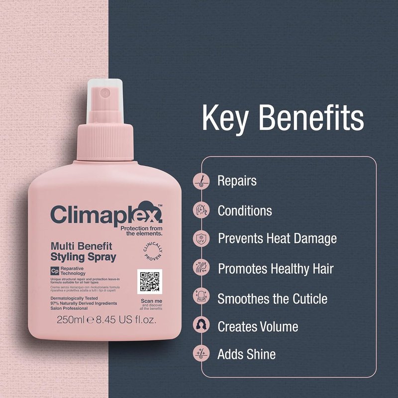 Climaplex Clarifying Shampoo & Leave-In Mist Trio | Detoxify & Protect Hair - 3 Pc Set