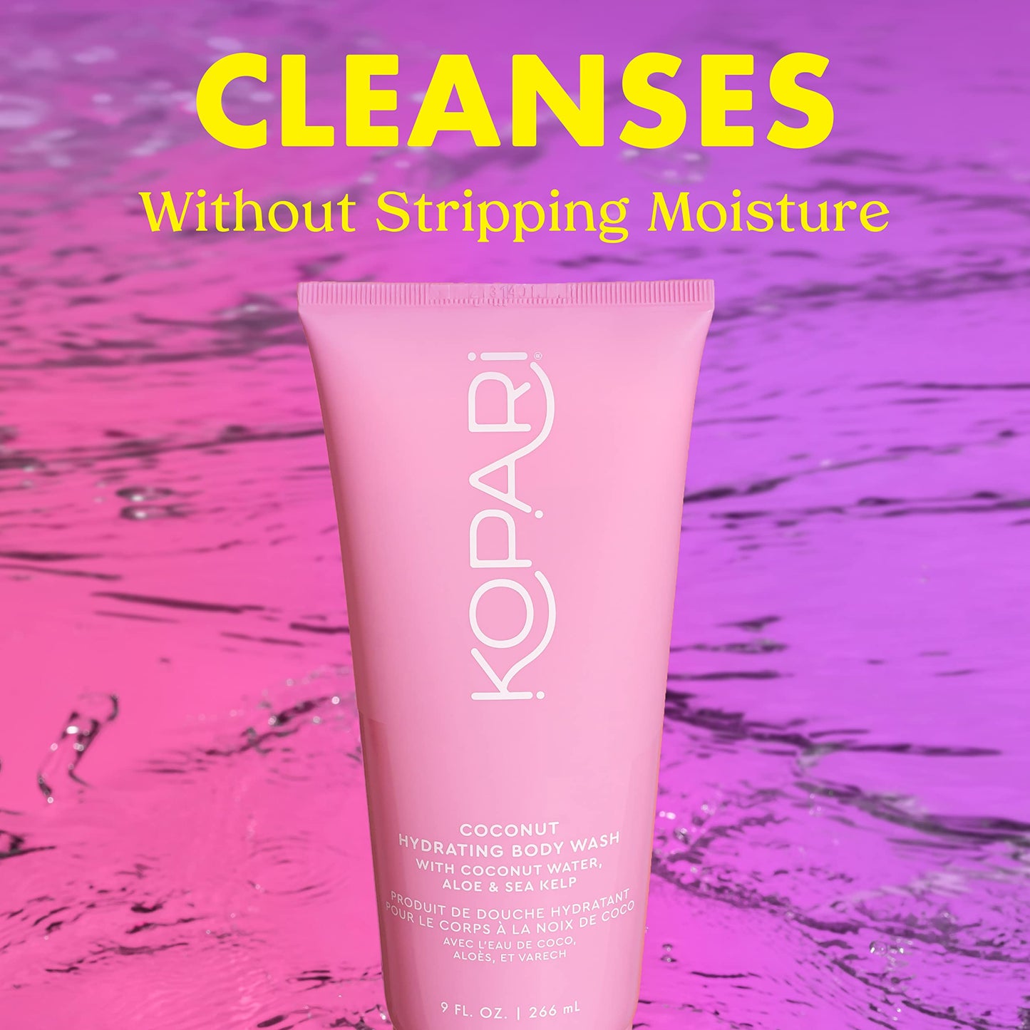 Kopari Hydrating Body Wash, Cleanses Without Stripping Moisture or Natural Oils