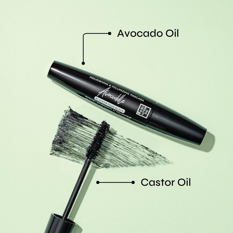 The Beauty Crop Avocuddle Mascara - Blacker Than Black - Volumizing Lash Mascara - 12 ml