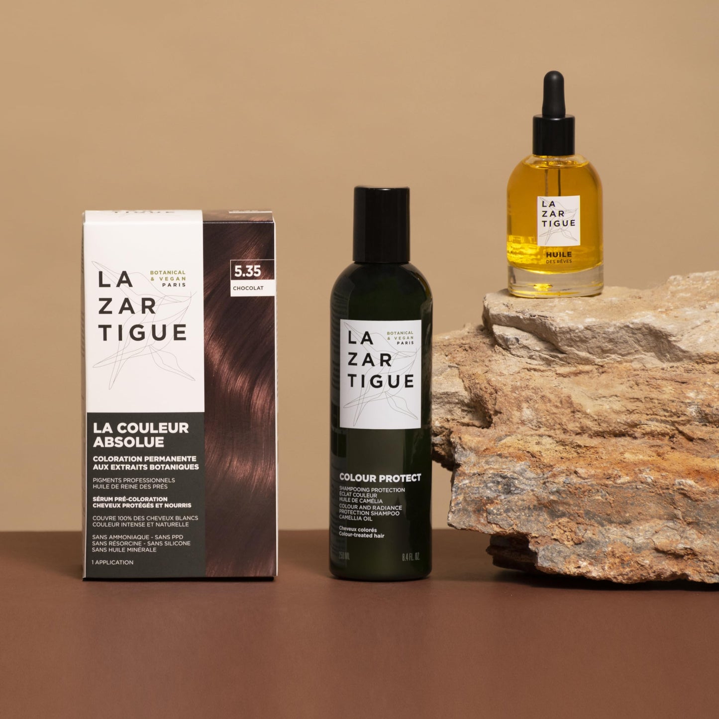 Lazartigue La Couleur Absolue, Permanent Hair Color with Botanical Extracts, Coloring Kit, Vegan, Cruelty-Free, Ammonia-Free